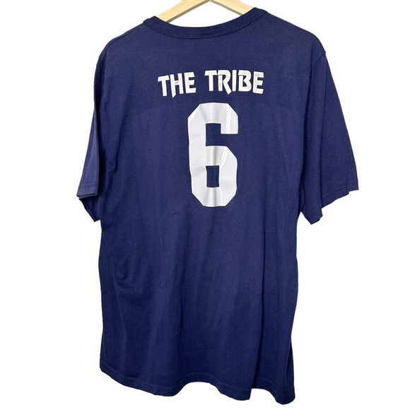 Vintage Majestic 80s Cleveland Indians MLB Genuine Merchandise Navy XL T-Shirt - Picture 4 of 6